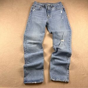 Levi's Light Blue 501 High-Rise Jeans